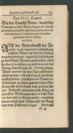 Das XLII. Capitel.