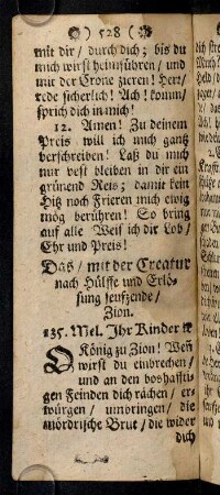 528-536, 135. Das mit der Creatur nach Huelffe und ...
