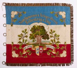 Fahne des Kampfgenossen- und Kriegervereins Rothenkrug und Umgegend