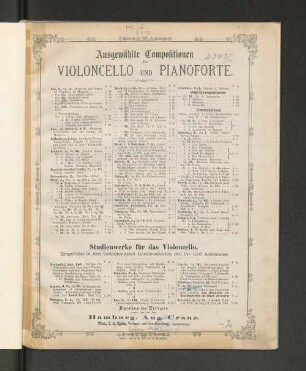 Special-Uebungen [für Violoncell] : [für vorgeschrittene Spieler berechnet] ; op. 23