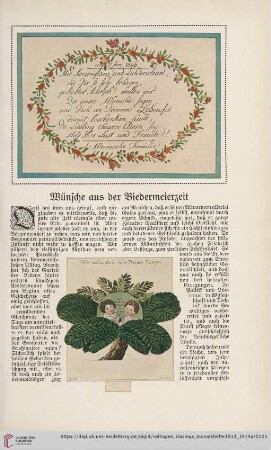 28: Wünsche aus der Biedermeierzeit