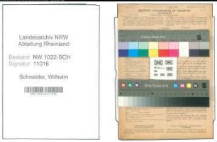 Entnazifizierung Wilhelm Schneider , geb. 15.12.1900 (Versicherungsangestellter)
