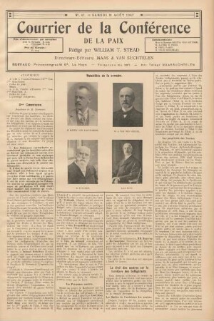 No. 67. Samedi 31 Août 1907