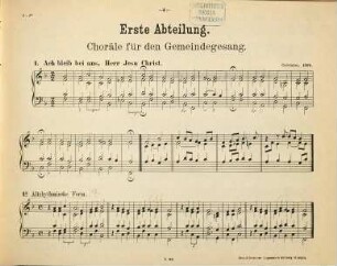 Evangelisches Choralbuch vierstimmig für Orgel und Klavier bearbeitet von Fr. Zimmer ...