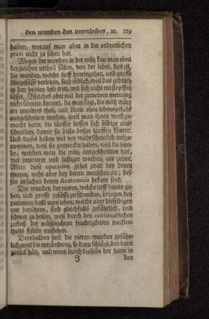 Der 9. Artickel. Von denen kennzeichen der wunden des unterleibes, und was dabey zu vermuthen.