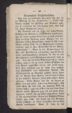 Genovefa's Einsiedlerleben.