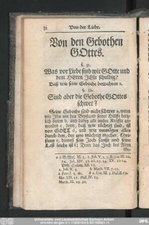 Von den Gebothen Gottes.