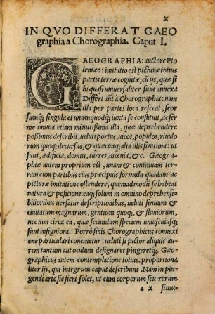 Cosmographiae Introductio : Cum quibusdam Gaeometriae ac Astronomiae principijs ad eam rem necessarijs