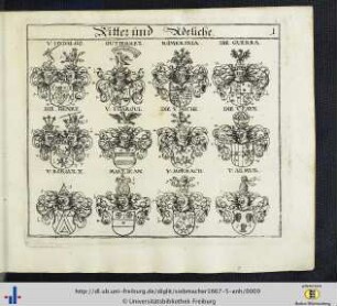 Ritter und Adeliche - Kemptische Erbare Patricii und Geschlechte.