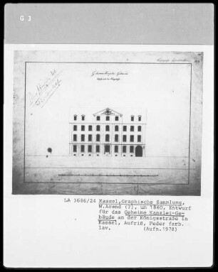 Kassel & Geheimes Kanzlei-Gebäude & Königsstraße