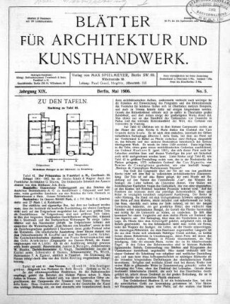 No. 5, Mai 1906