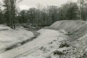 Elster-Luppe Regulierung, neues Luppebett am Lunapark, Mai 1935