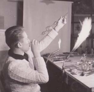 Glasbläser aus Lauscha, Dresden Weihnachtsausstellung 1959