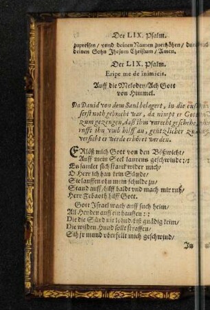 Der LIX. Psalm.