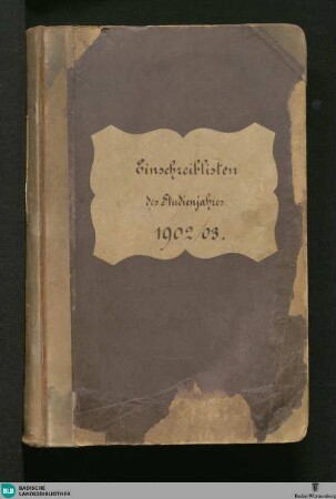 Band 15: Matrikel der Gr. Polytechnischen Schule Carlsruhe und der Technischen Hochschule Karlsruhe 1852-1920