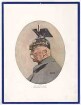 Graf Ferdinand von Zeppelin in Uniform mit Ulanen-Helm, Brustbild in Profil
