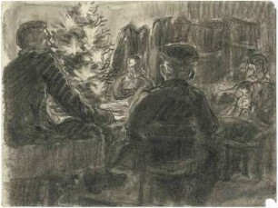 Ohne Titel [Weihnachten mit Christbaum]