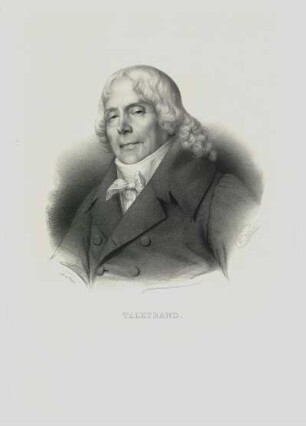 Porträt von Charles-Maurice de Talleyrand-Périgord