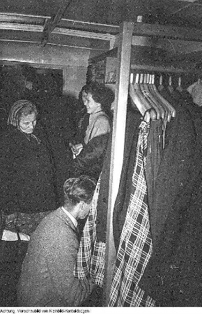 Konsumgenossenschaft. Fahrendes Kaufhaus, September/Oktober 1954