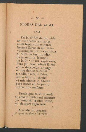 Flores del alma : Vals