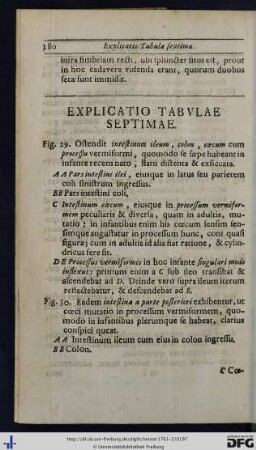 Explicatio Tabulae Septimae.