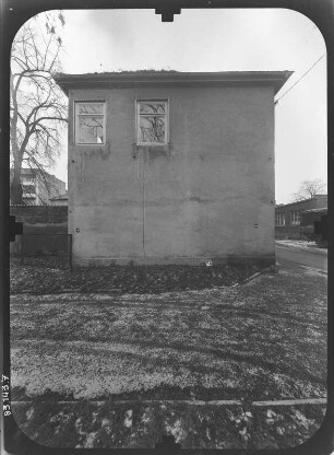 Eisenach, Jakobsplan 9. Kanzlerpalais (E. 18. Jh.). Seitenflügel. Seitenfront