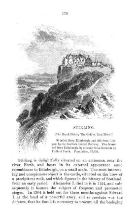 Stirling Castle from the Ladies' Rock.