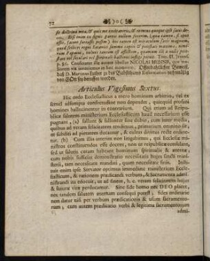 72-82, Articulus Vigesimus Sextus. - Articulus Trigesimus.