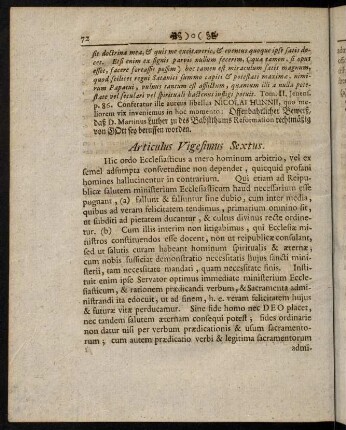 72-82, Articulus Vigesimus Sextus. - Articulus Trigesimus.