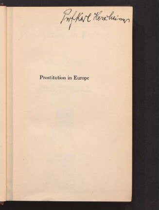 Prostitution in Europe