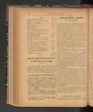La Santè De M. Eug. Etienne.