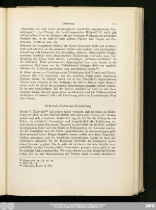 Dichterische Zentren und Periodisierung