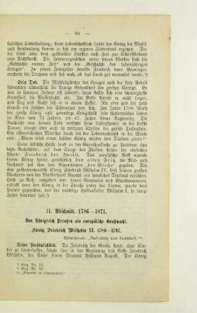 II. Abschnitt. 1786 - 1871
