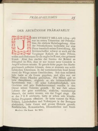 Der abtrünnige Prärafaelit