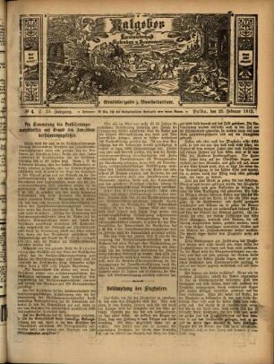 Ausgabe vom Sonntag, den 25. Februar 1912.