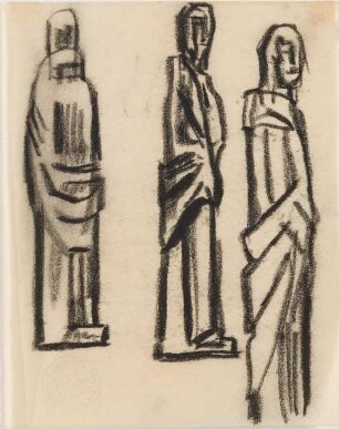 Studien einer Gewandfigur