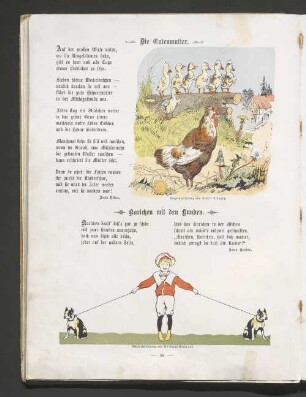 Karlchen mit den Hunden.