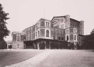 Bayreuth, Festspielhaus : Bayreuth. Festspielhaus. Ansicht von Westen