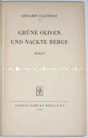 Autobiografisch geprägter Roman über den Spanischen Bürgerkrieg