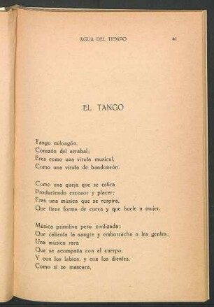 El tango