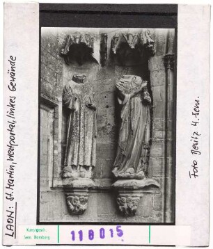 Laon: St. Martin, Westportal, linkes Gewände