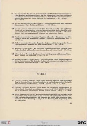 Silber (Nr. 329-344)