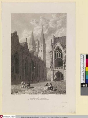 St. Martin's Church and Part of the Old Stadt House, Brunswick