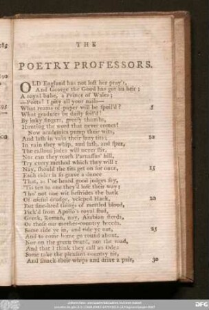 The Poetry Professors.
