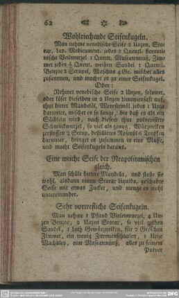 Wohlriechende Seifenkugeln