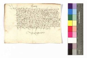 Graf Kraft von Hohenlohe an Jörg von Rosenberg.