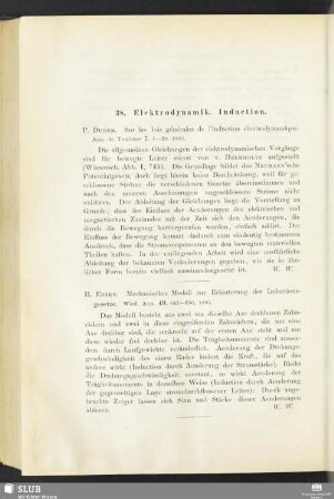 38. Elektrodynamik. Induction
