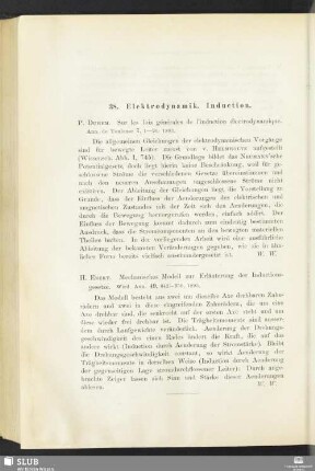 38. Elektrodynamik. Induction