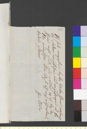 Brief von Goethe, Ottilie von geb. von Pogwisch an Goethe, Johann Wolfgang von