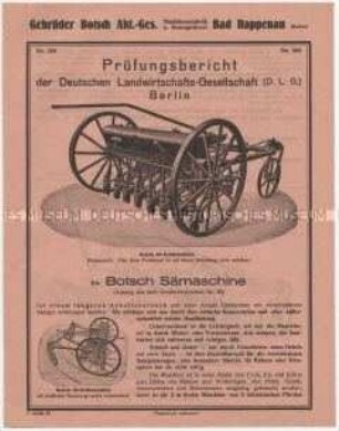 Prüfungsbericht der Deutschen Landwirtschafts-Gesellschaft Berlin